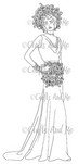 *New*Art Deco Clara Digital Stamp